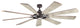 Kichler Gentry LED Ceiling Fan, Weathered Zinc, 85