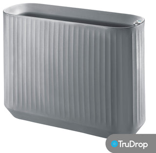 TruDrop Self-Watering Modular Privacy Planter Box, Ash, 40"x14"x30"H