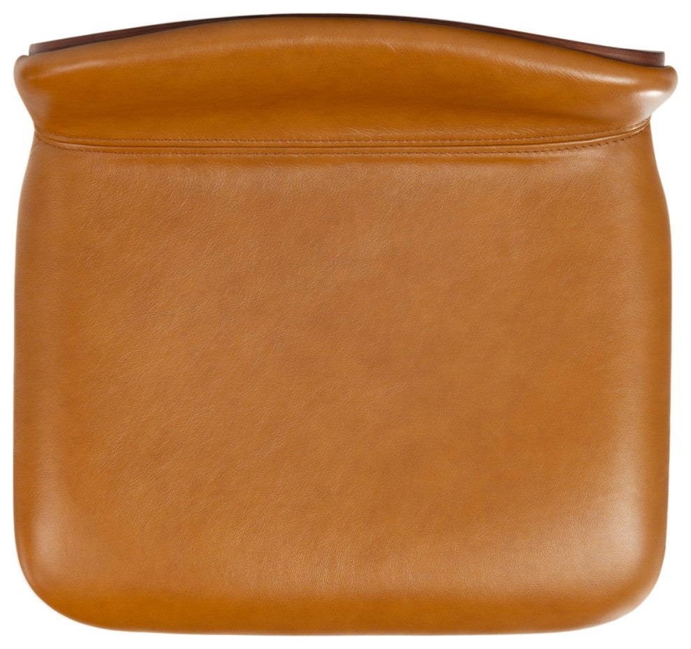 Safavieh Couture Tazmyn Counter Stool, Brown/Walnut