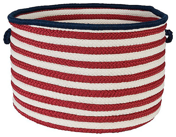 Colonial Mills Basket Patriot Basket Red White & Blue Round