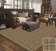 Oilskin Herrington Plaid Area Rug Milliken Tactesse Nylon, SQ 7'x7'