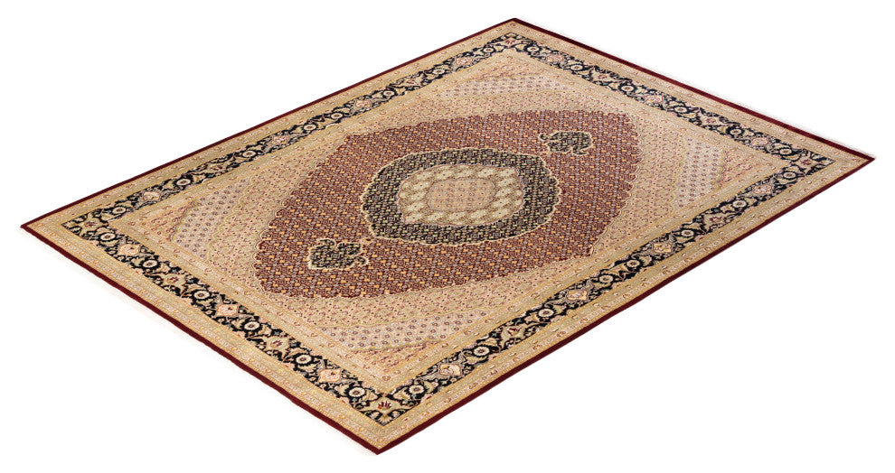 Mogul, One-of-a-Kind Hand-Knotted Area Rug Red, 8'0"x11'1"