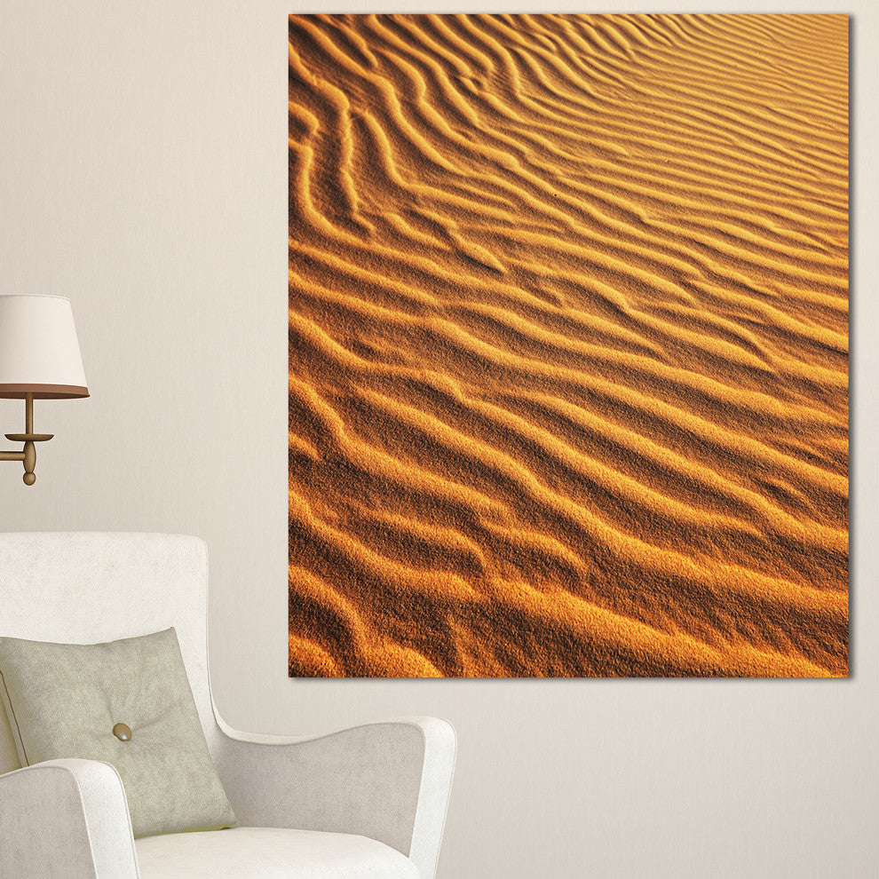 Beautiful Sand Desert Dunes, African Landscape Canvas Art Print, 30"x40"