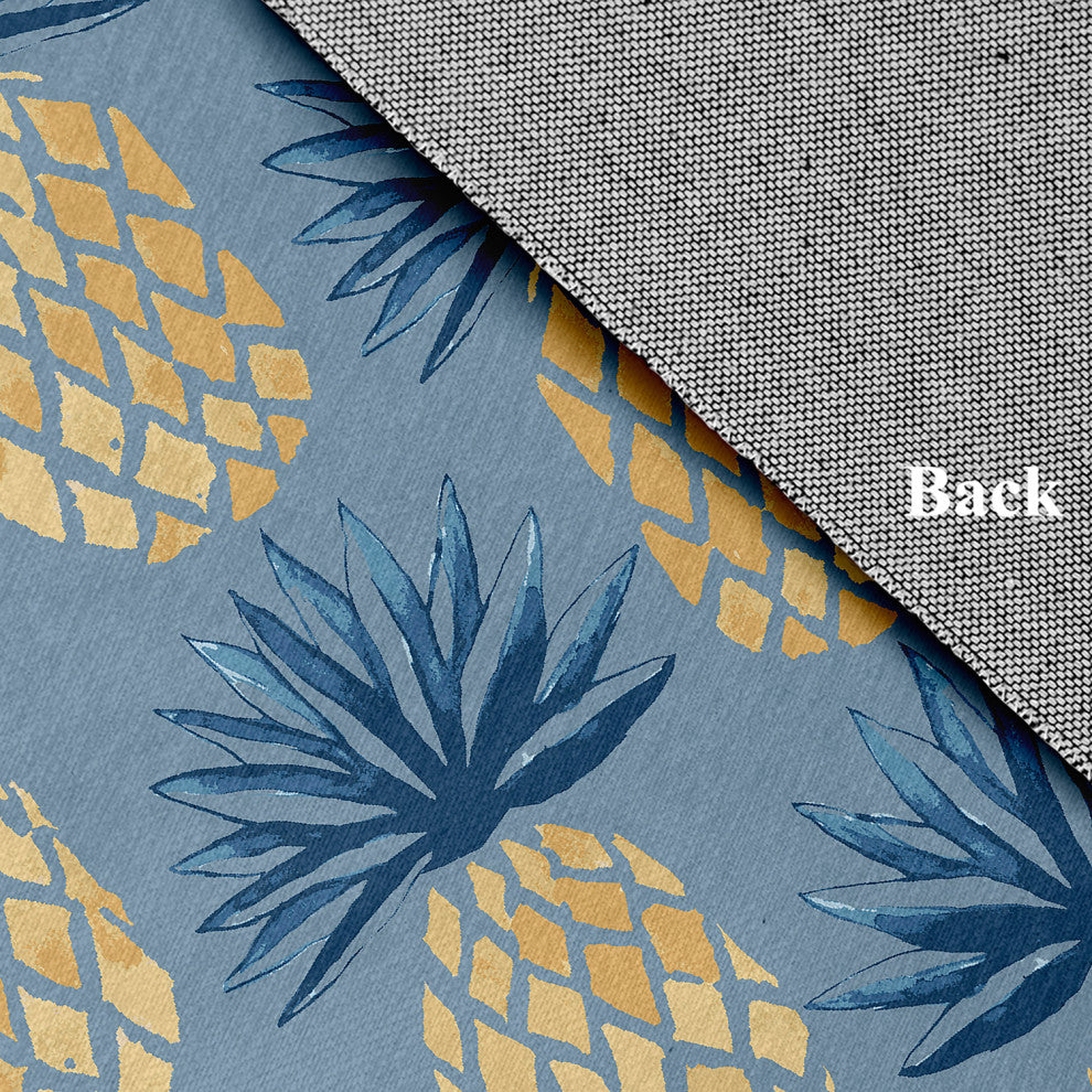 Pineapple Stripes Chenille Rug