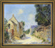 Gustave Loiseau Village Street, Vaudreuil Framed Premium Canvas Print, 20"x25"