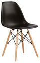 Berman Contemporary Dining Side Chair, Set of 1, Black