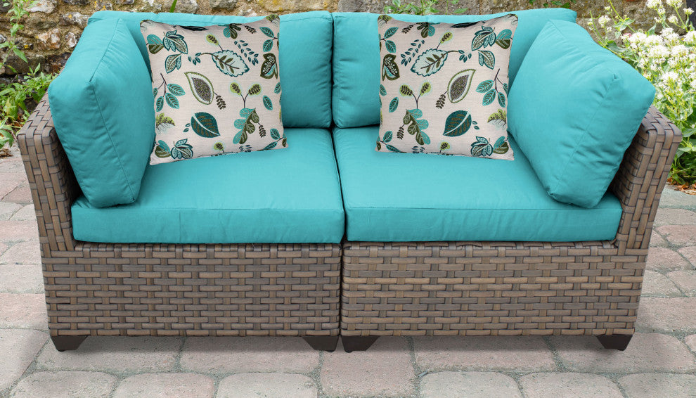 Monterey 2 Piece Outdoor Wicker Patio Furniture Set 02a