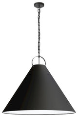 Dainolite PCN-321P-MB-797 1 Light Pendant, Matte Black