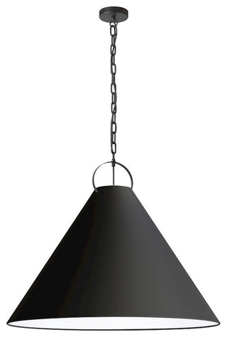 Dainolite PCN-321P-MB-797 1 Light Pendant, Matte Black