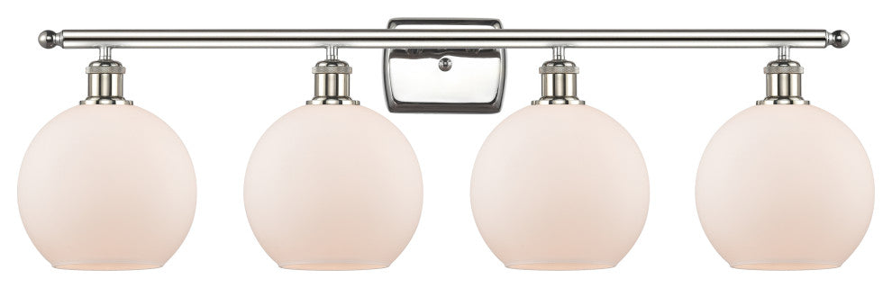 Innovations Lighting 516-4W-PN-G121-8-LED 4 Light 36" Bath Vanity Light