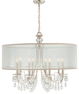 Hampton 8-Light Chandelier, Polished Chrome Finish