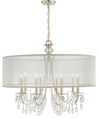 Hampton 8-Light Chandelier, Polished Chrome Finish