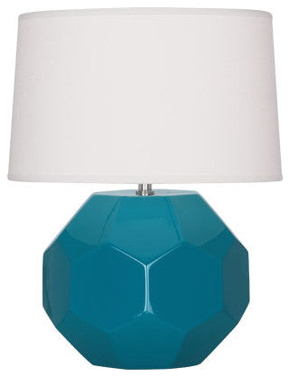 Franklin Accent Lamp, Peacock