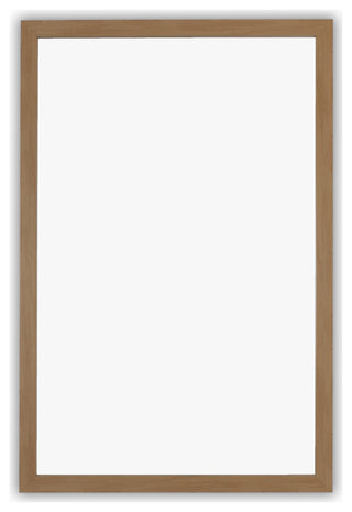 Chloe'S Reflection Textured Brass Rectangular Framed Wall Mirror 33" Height
