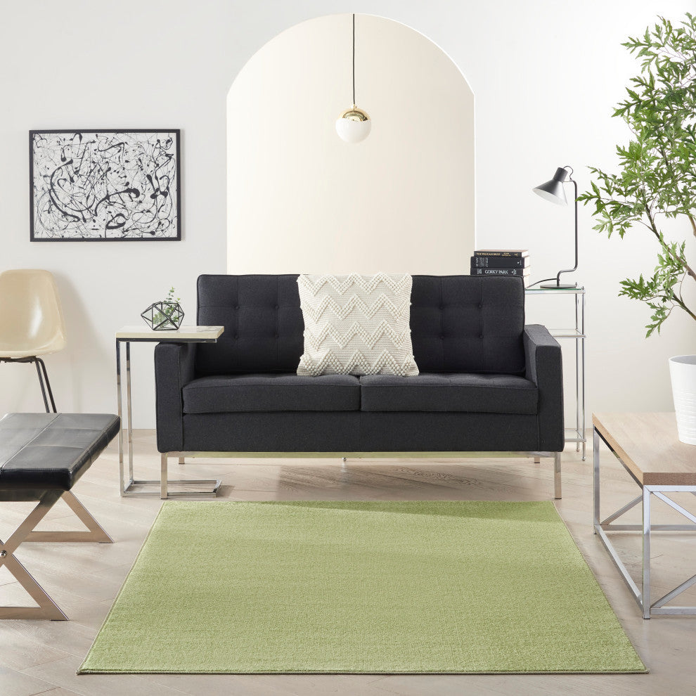 Nourison Essentials 6' x 9' Green Outdoor Area Rug
