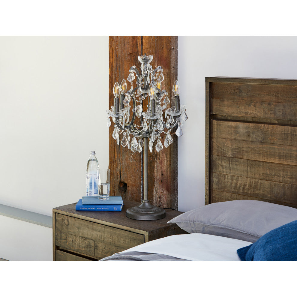 Retro Luisa Table Lamp - Clear
