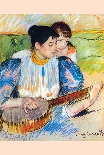 The Banjo Lesson - Canvas Poster 20" x 30"