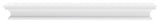 47" Classic White XL Floating Wall Shelf
