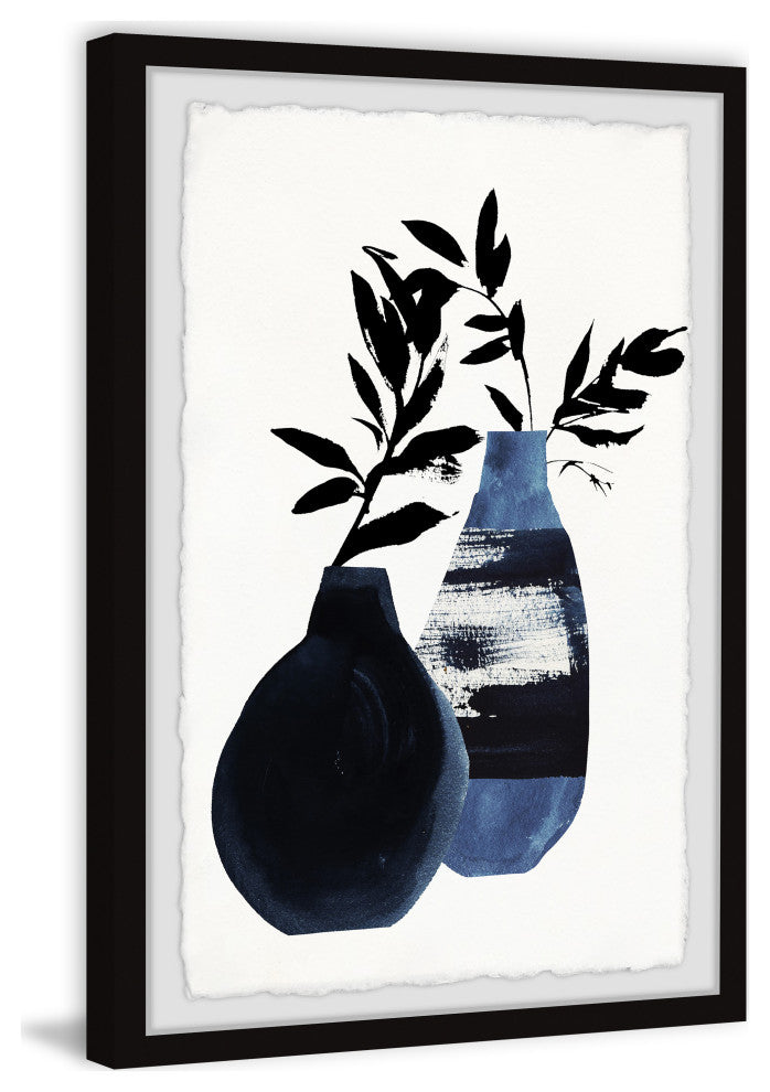 "Elegant Ferns" Framed Painting Print, 12x18
