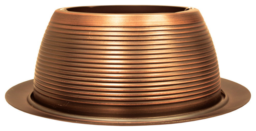 NICOR 6 inch White Recessed Baffle Trim, Bronze