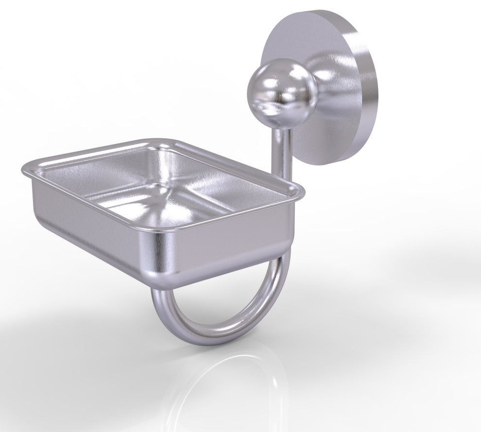 Prestige Skyline Wall Mounted Soap Dish, Satin Chrome