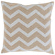 Surya Metallic Stamped MS-002 22" x 22" Pillow Kit