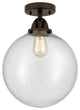 Beacon Semi-Flush Mount, Oil Rubbed Bronze, Seedy, Seedy