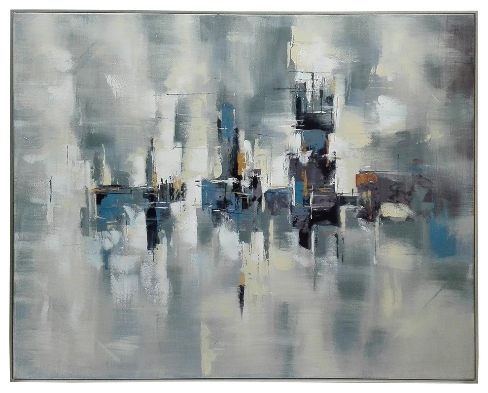 Hanging Art Painting With Silver Border Frame