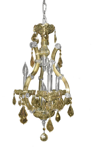 Artistry Lighting Maria Theresa Collection Crystal Chandelier 12x22, Golden Teak