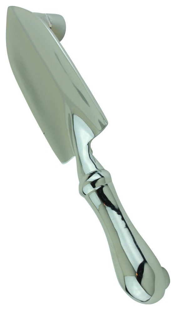 Chrome Brass Vintage Door Knocker Garden Trowel 7"H |