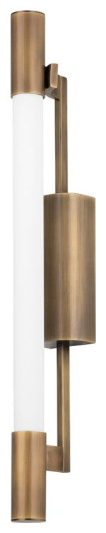 Merced LED Wall Sconce, Patina Brass