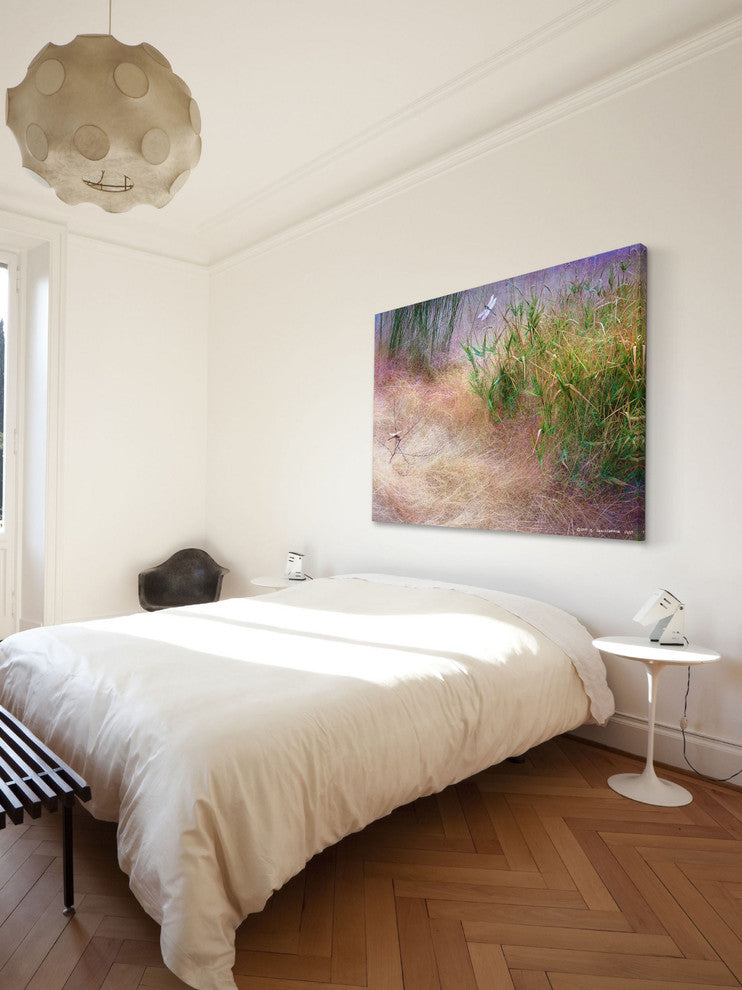 "Muhly Grass Textures" Painting Print on Canvas by Chris Vest