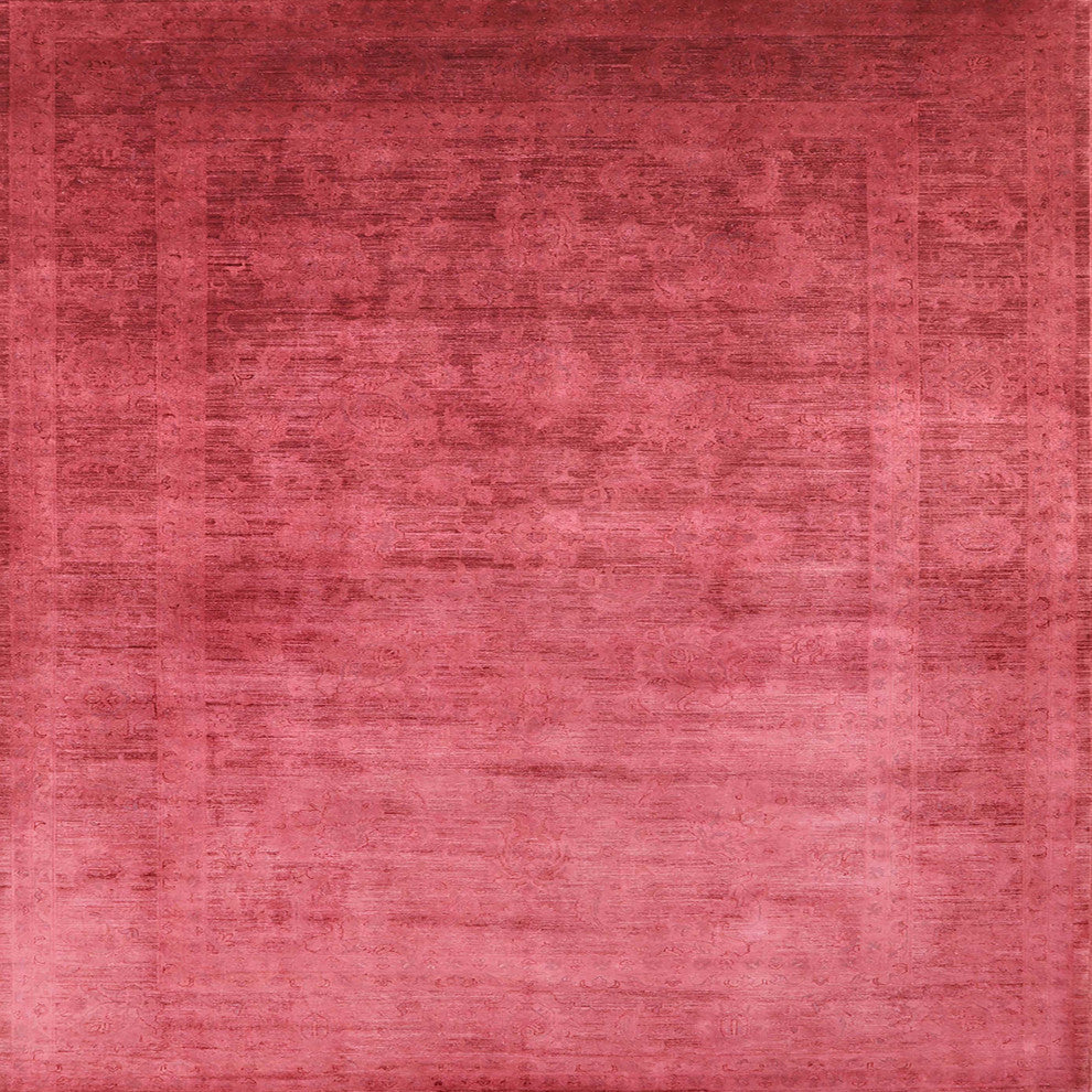 Ahgly Company Indoor Square Mid-Century Modern Area Rugs, 8' Square