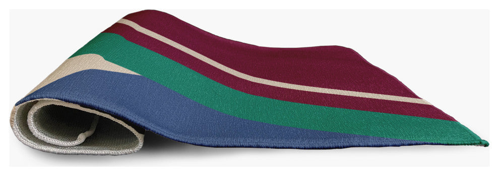 Bold Shapes Modern & Contemporary Chenille Area Rug