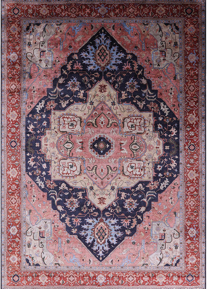 Ahgly Company Indoor Rectangle Mid-Century Modern Area Rugs, 7' x 9'