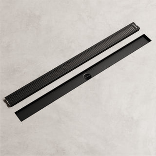 VIGO Elan Linear Shower Drain, Matte Black, 36"