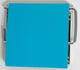 Wall Mounted Toilet Paper Holder Tissue One Roll Dispenser Finish: Blue aqua