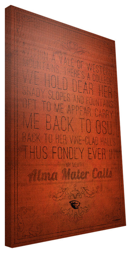 ORS Beavers Song Canvas Print, 16"x24"