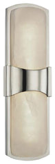 Nickel Framed Alabaster Wall Light S | Andrew Martin Valencia