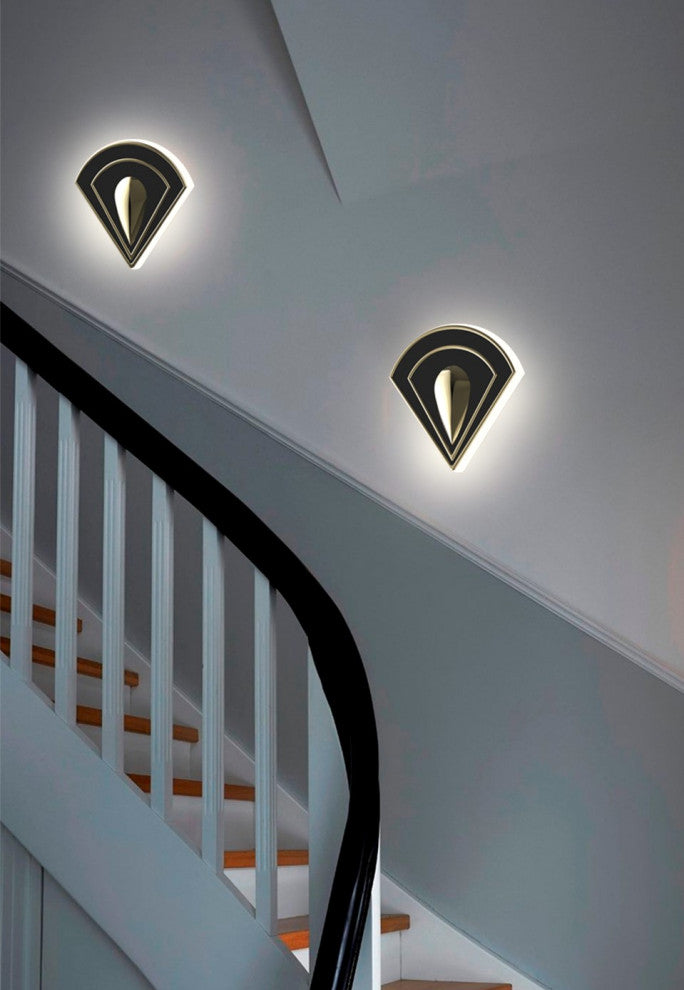 Manacor | Creative Copper LED Wall Light, 1 Head, Cool Light