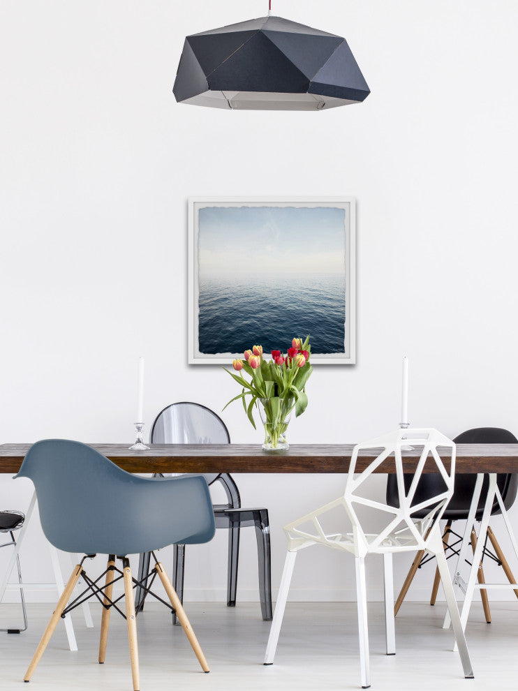 "Rippling Ocean" Framed Painting Print, 24x24