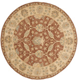 Safavieh Antiquities at315a Rug, Brown/Taupe, 8'0"x8'0" Round