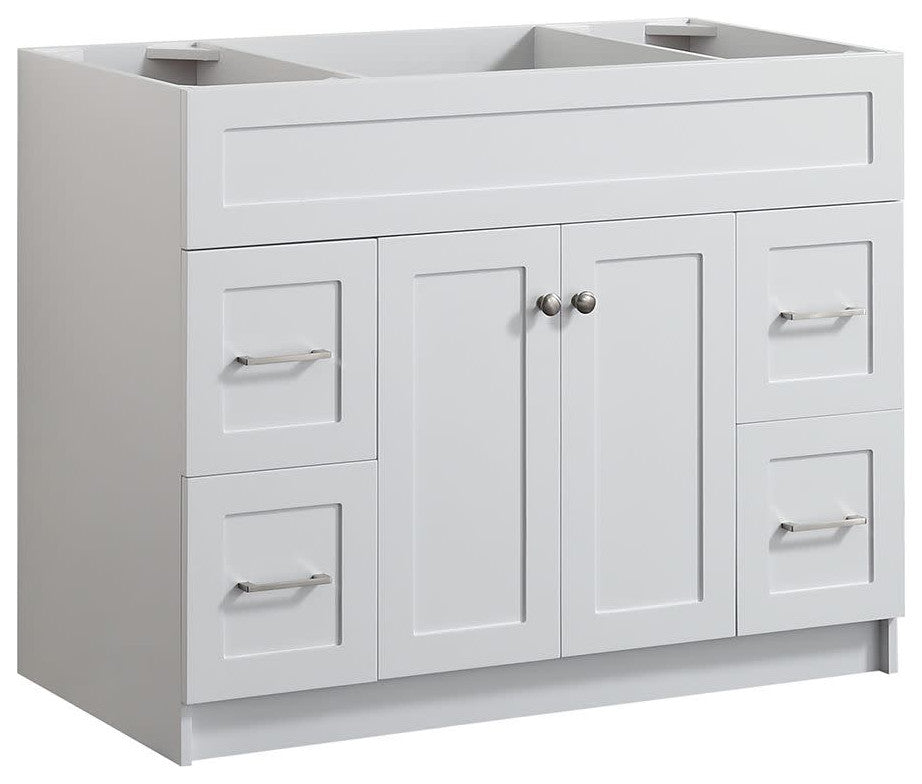 Ariel Hamlet 42" Single Sink Base Cabinet, Gray