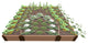 Classic Sienna Walk-In Cathedral 8'x8'x11" Raised Garden Bed, 1" Profile