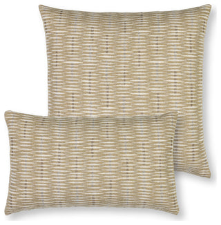Intertwine Sand Indoor/Outdoor Performance Pillow, 12" x 20"