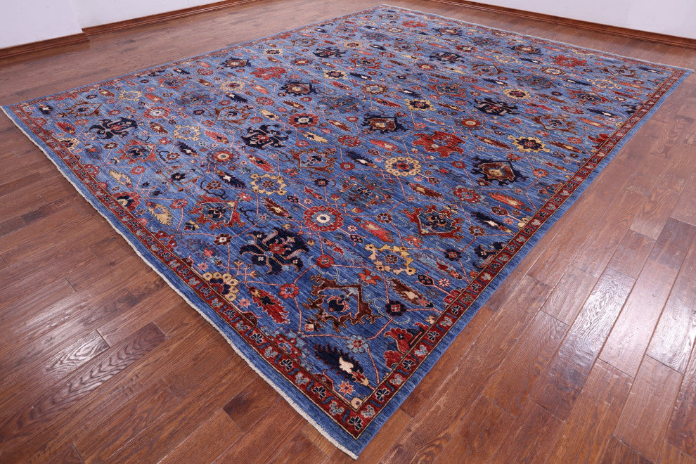 Persian Fine Serapi Handmade Wool Rug 11' 9" X 14' 8" - Q12890