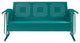 Bates Metal Sofa Glider, Turquoise