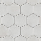 Matter Hex Bone Porcelain Floor and Wall Tile