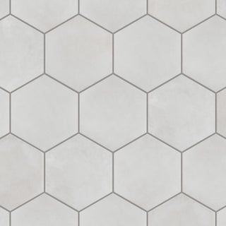 Matter Hex Bone Porcelain Floor and Wall Tile