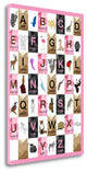 "Alphabet - Girls" By Aubree Perrenoud, Giclee Print on Gallery Wrap Canvas